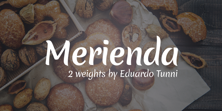 Пример шрифта Merienda #1