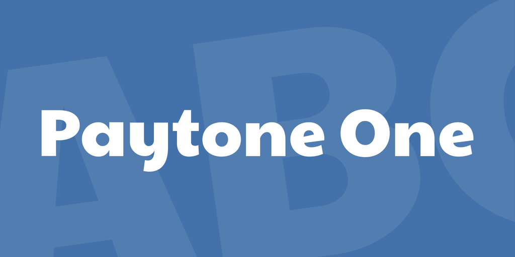 Пример шрифта Paytone One #1