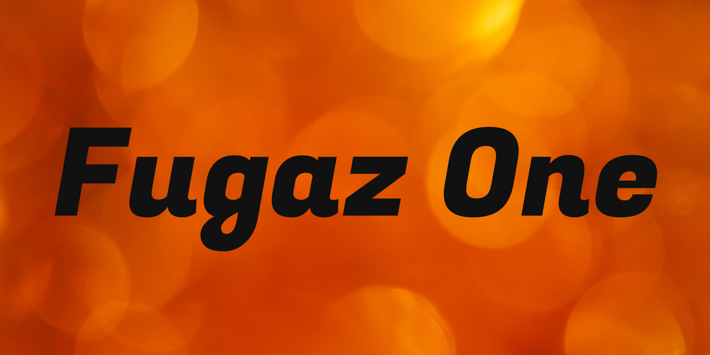 Пример шрифта Fugaz One #1