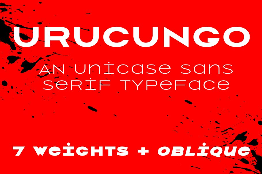 Пример шрифта Urucungo #1