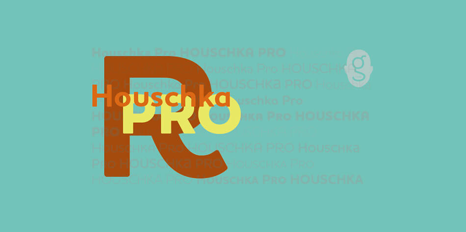 Пример шрифта Houschka Pro #1