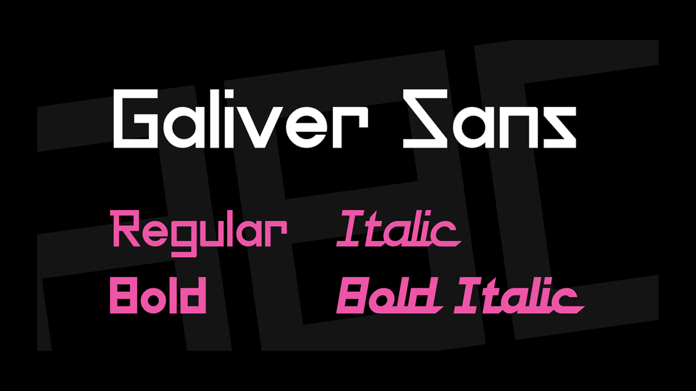 Пример шрифта Galiver Sans #5