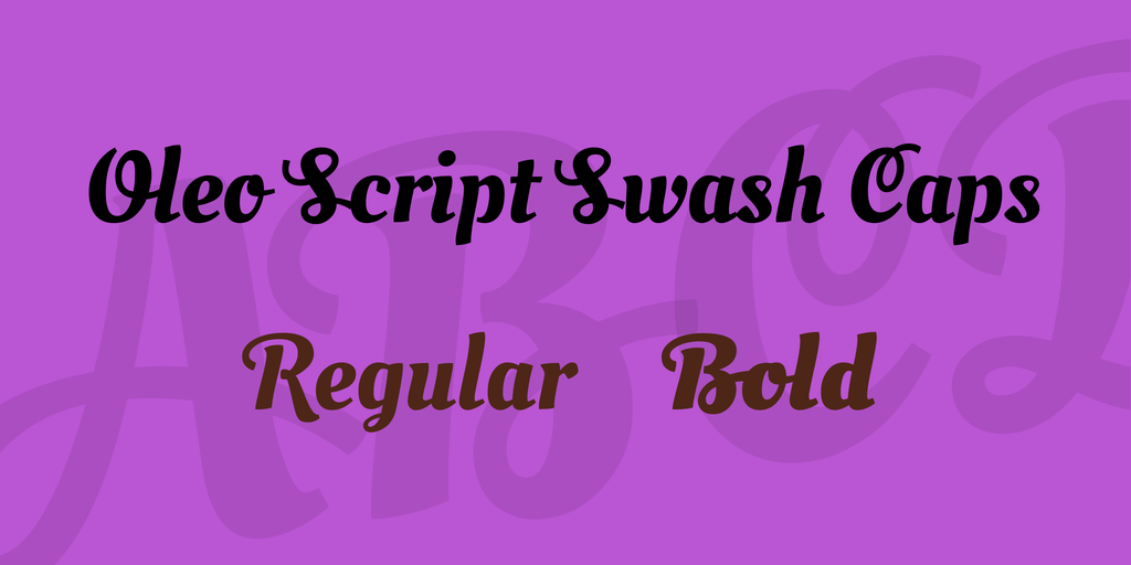 Пример шрифта Oleo Script Swash Caps #1