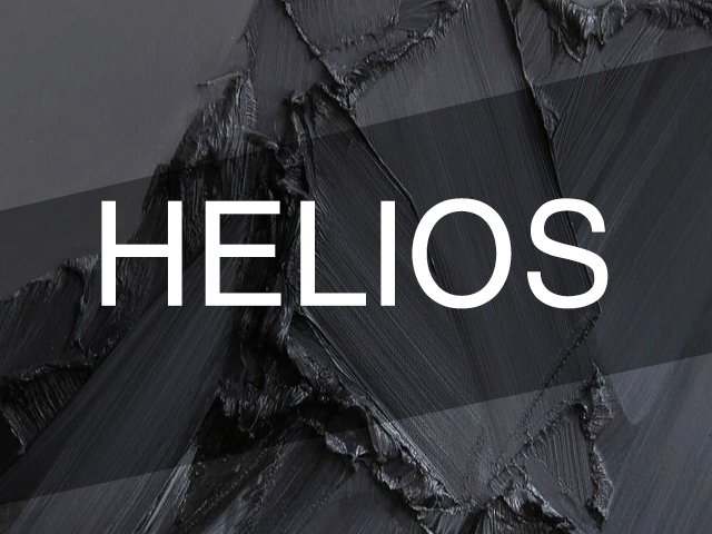Пример шрифта Helios #1