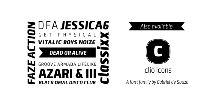 Пример шрифта Clio C #3