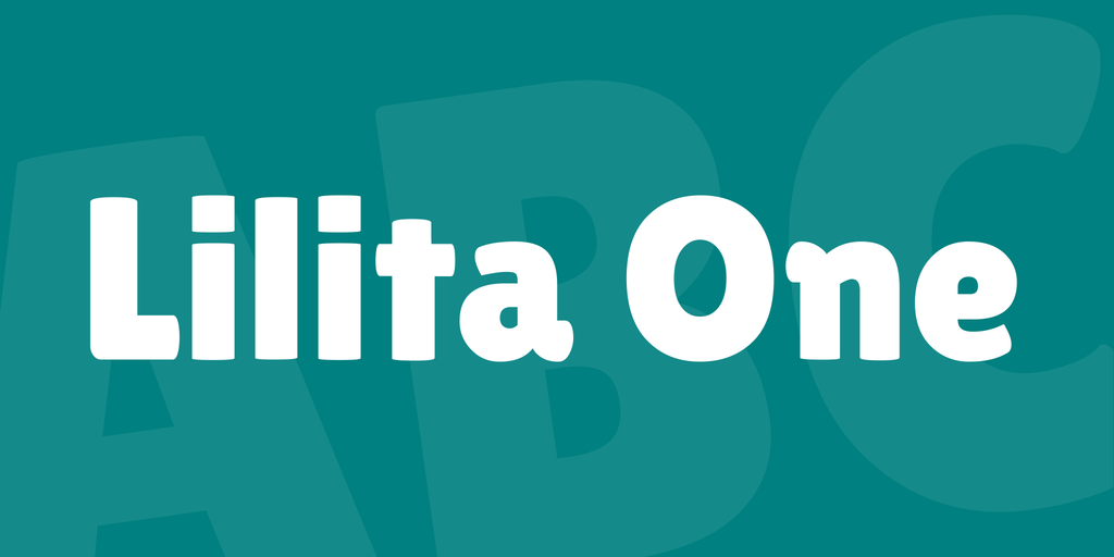 Пример шрифта Lilita One #1
