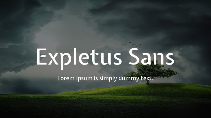 Пример шрифта Expletus Sans #1