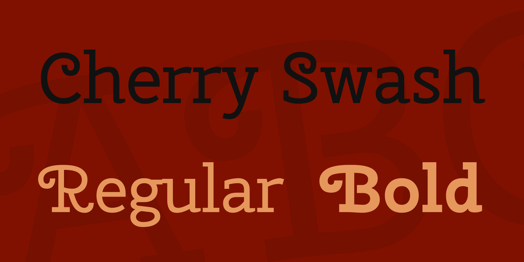Пример шрифта Cherry Swash #1