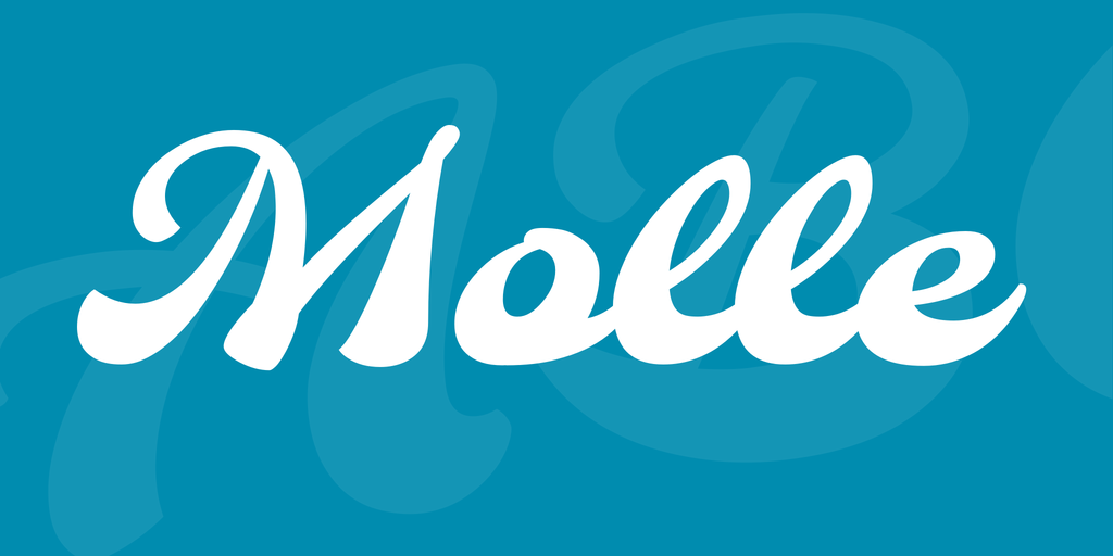 Пример шрифта Molle #1