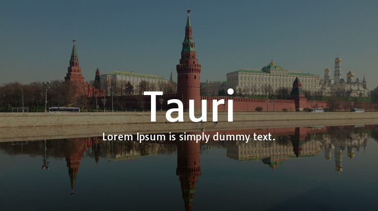 Пример шрифта Tauri #1