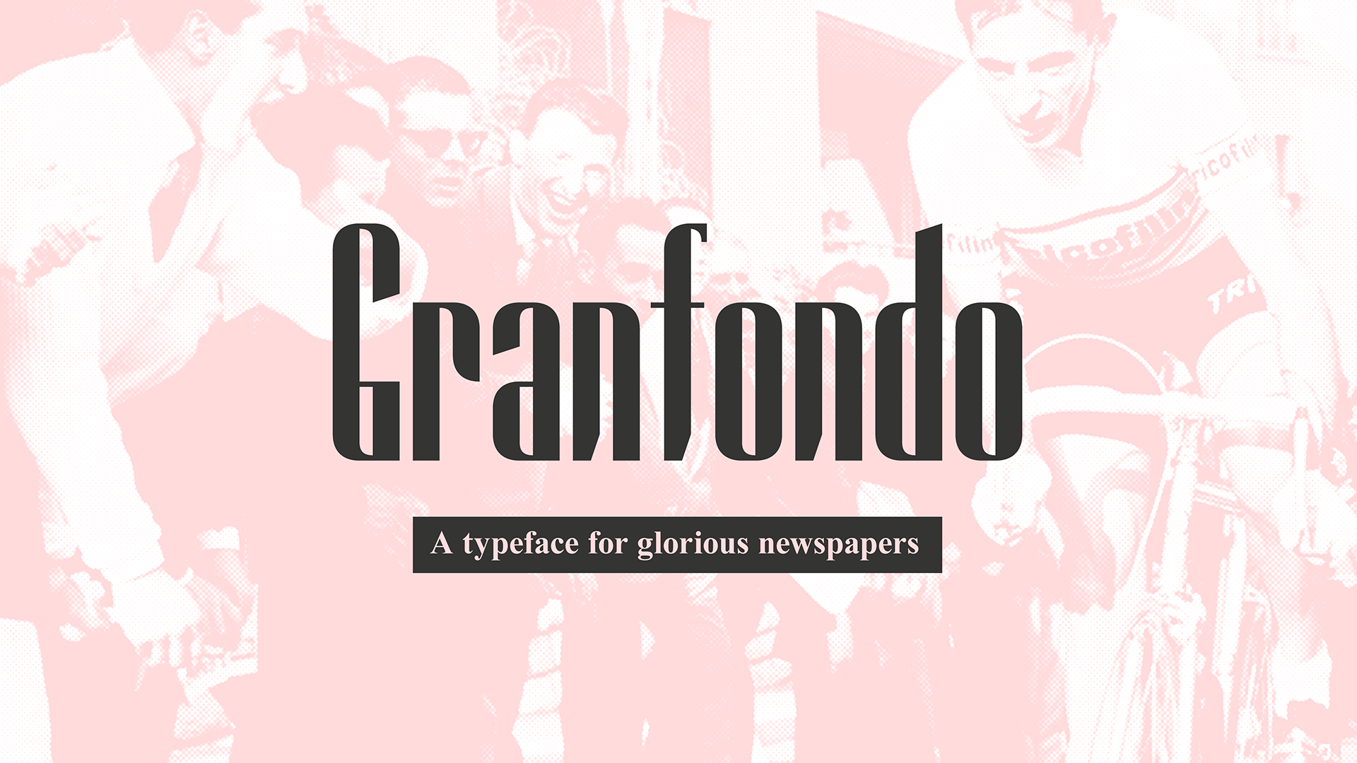 Пример шрифта Granfondo #1