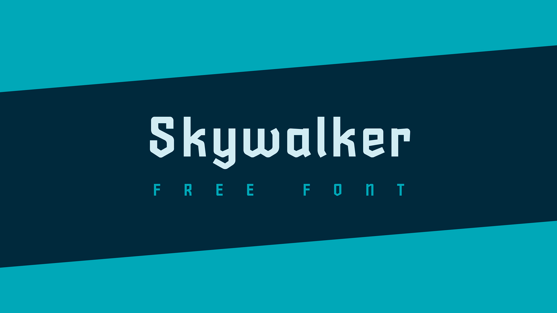 Пример шрифта Skywalker #1