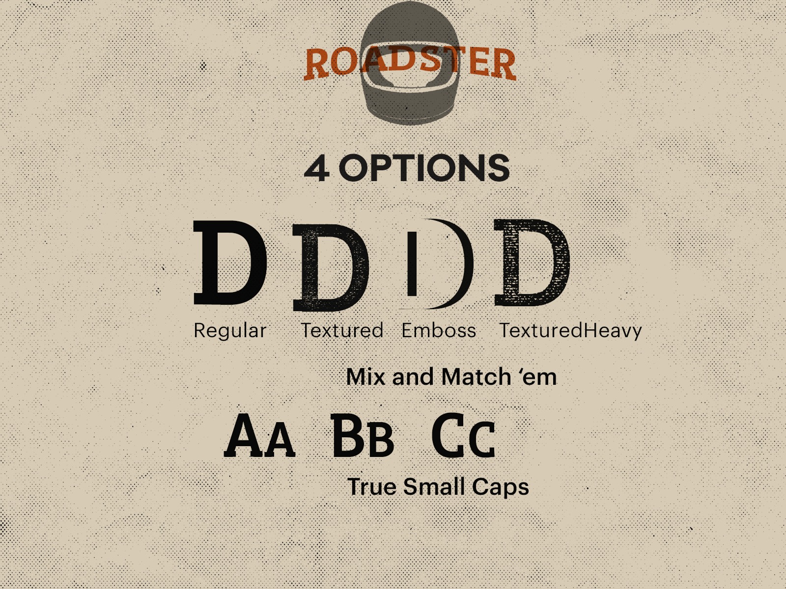 Пример шрифта Roadster #2