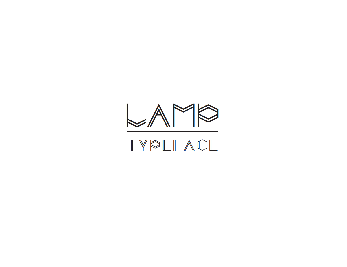 Пример шрифта Lamp #1