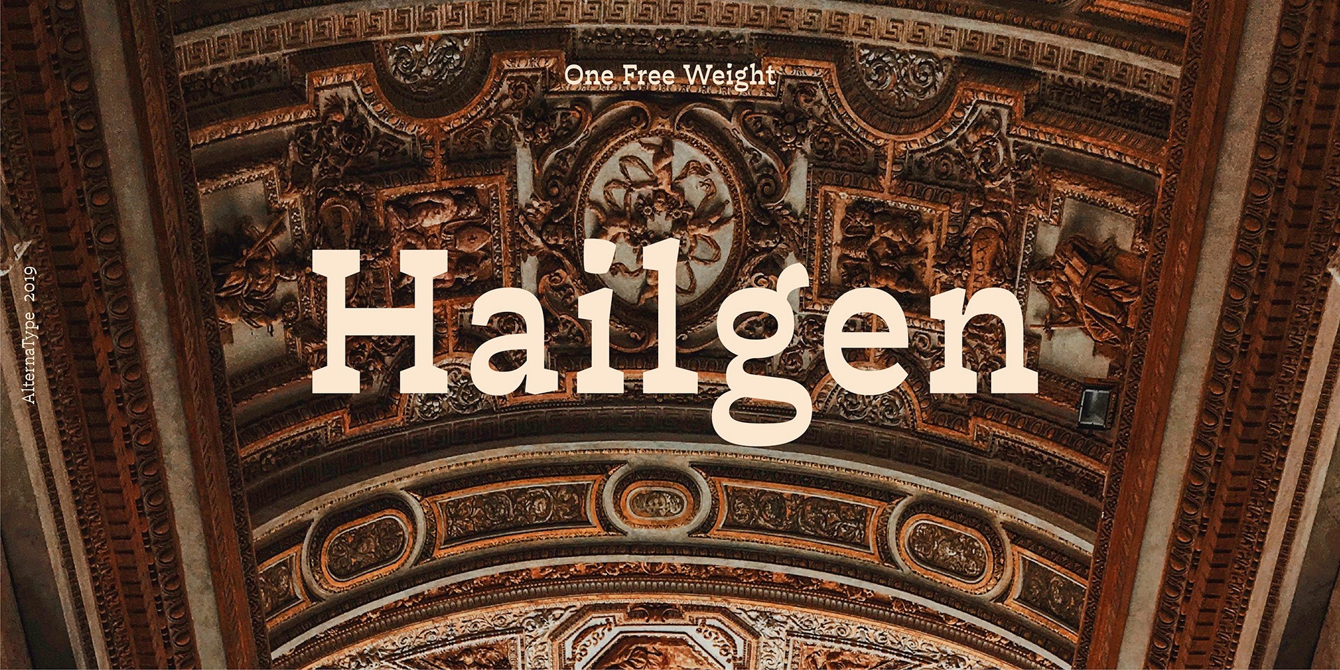 Пример шрифта Hailgen #1