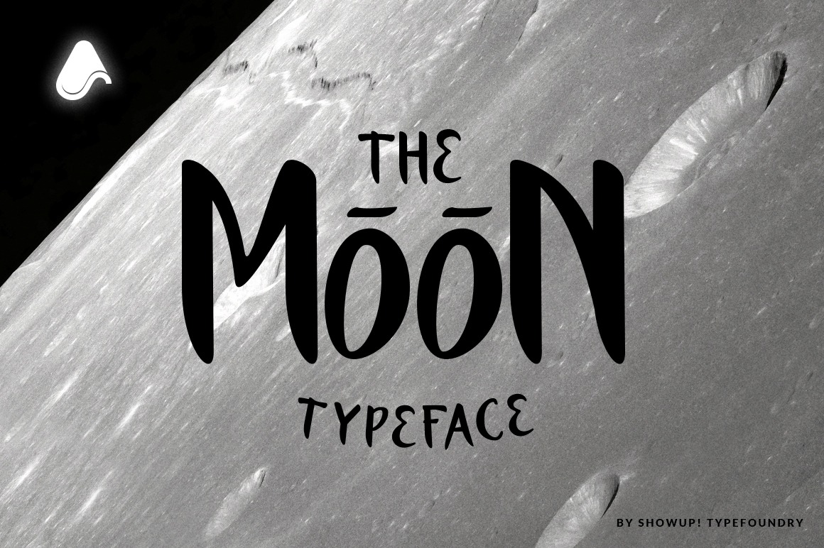 Пример шрифта The Moon #1