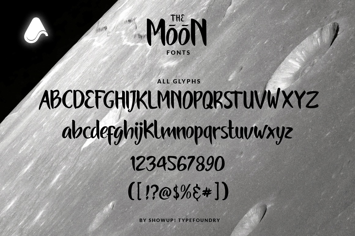 Пример шрифта The Moon #7