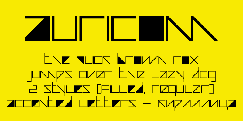 Пример шрифта Auricom #4