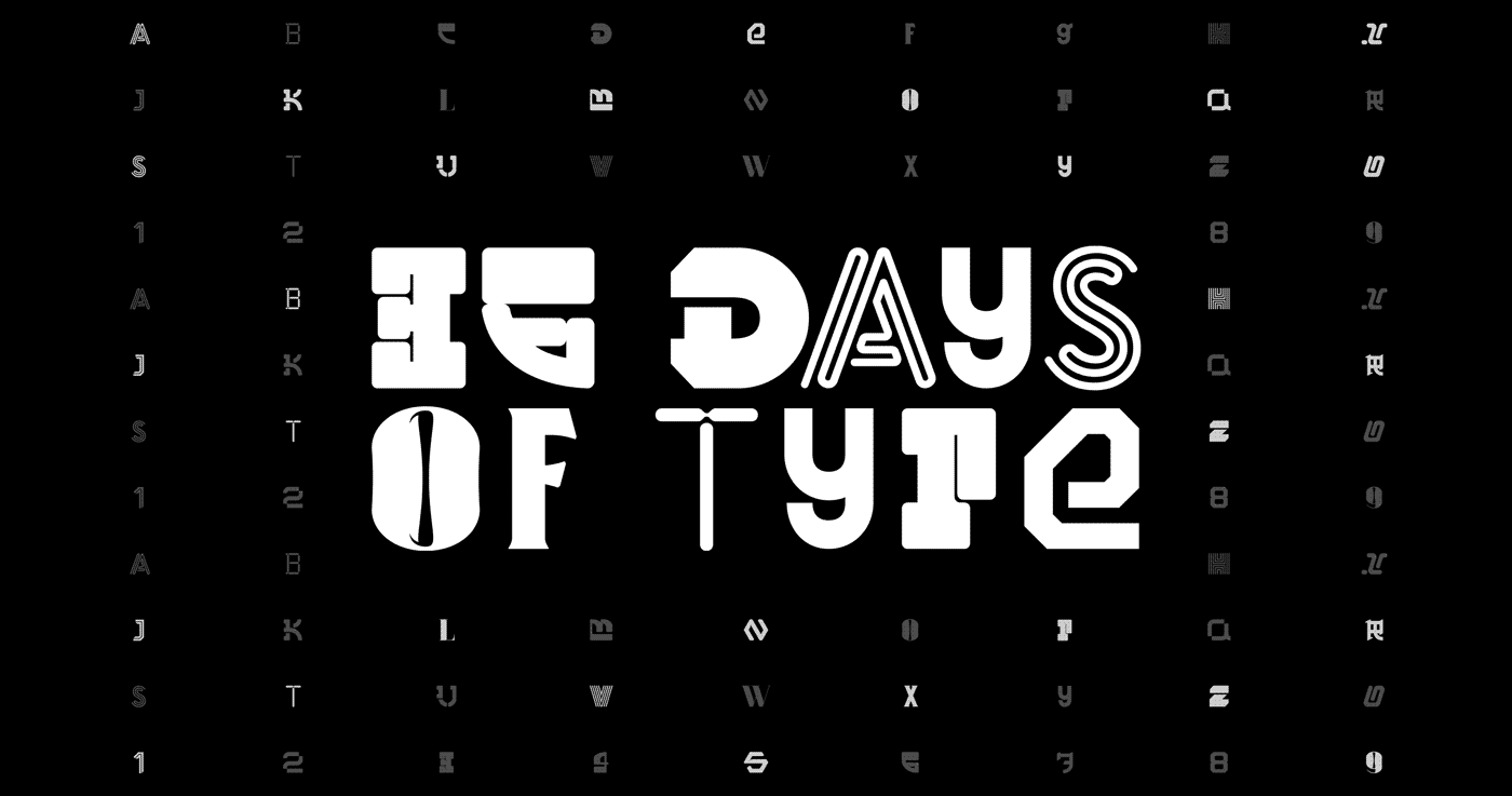 Пример шрифта 36 Days Of Type #1