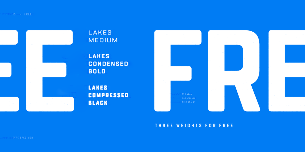Пример шрифта TT Lakes #1
