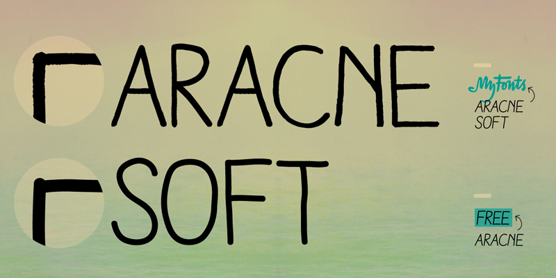 Пример шрифта Aracne #1