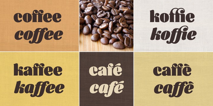 Пример шрифта Cafe Brasil #2