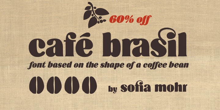 Пример шрифта Cafe Brasil #4