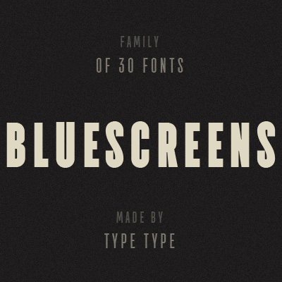 Пример шрифта TT Bluescreens #1