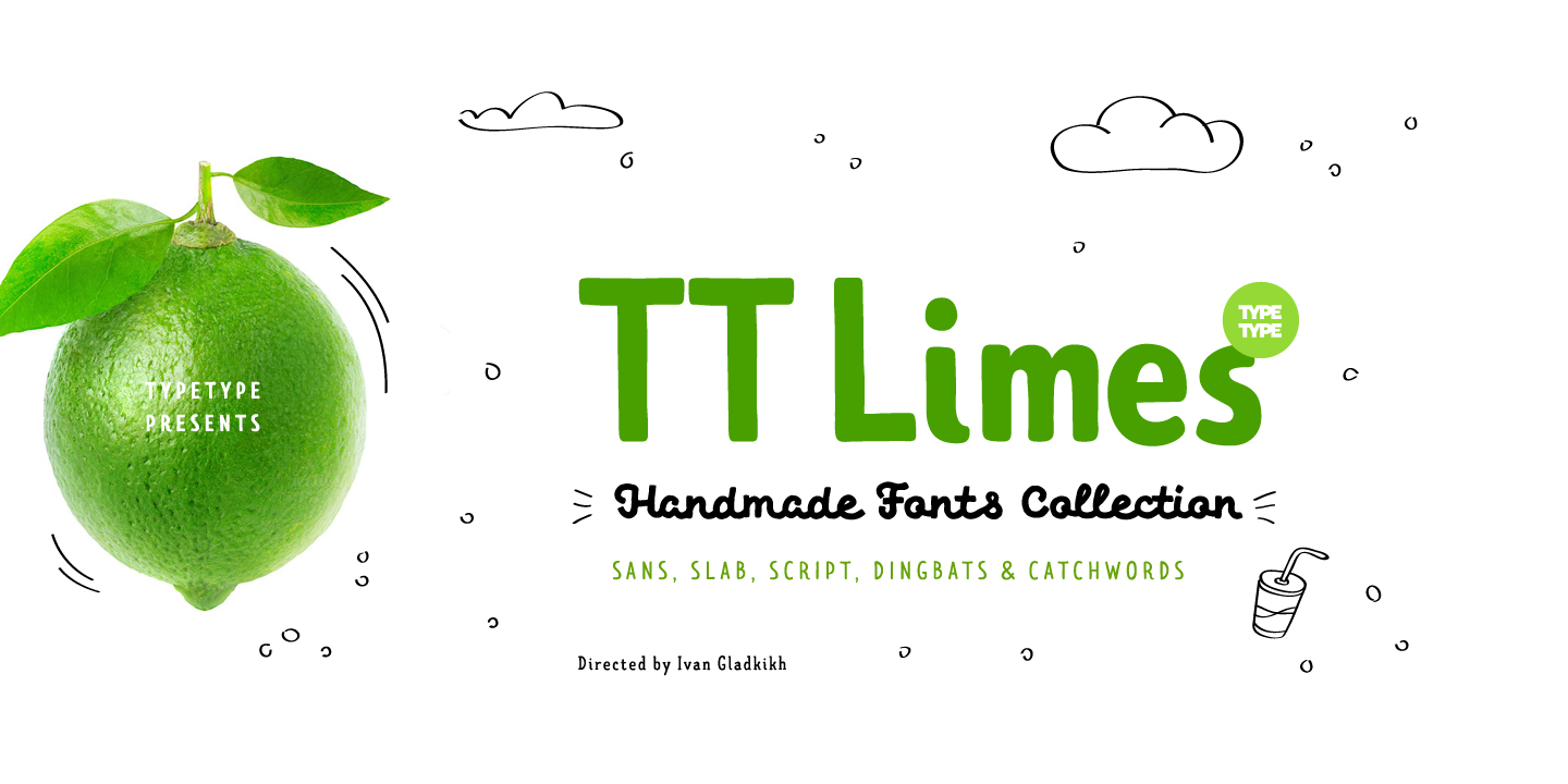 Пример шрифта TT Limes #2