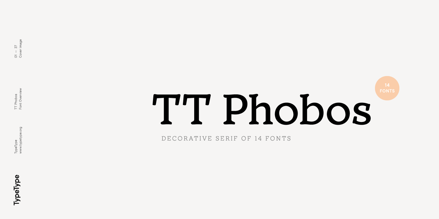 Пример шрифта TT Phobos #2