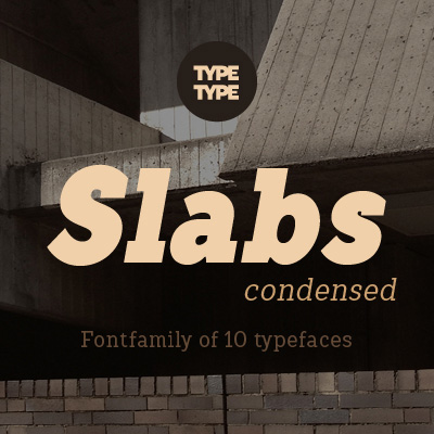Пример шрифта TT Slabs Condensed #1