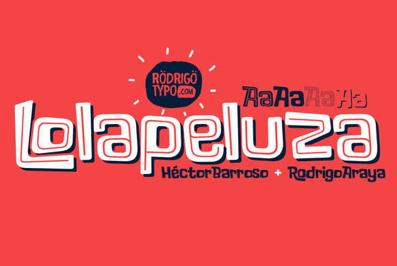 Пример шрифта Lolapeluza #1