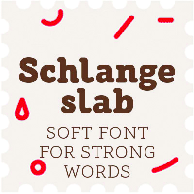 Пример шрифта ALS Schlange Slab #1