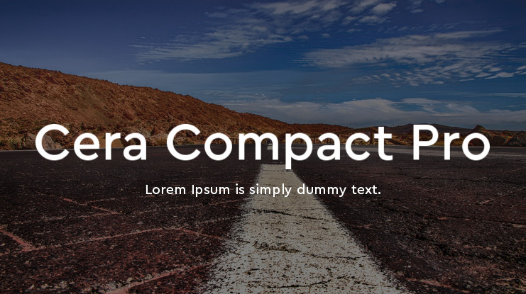 Пример шрифта Cera Compact Pro #1