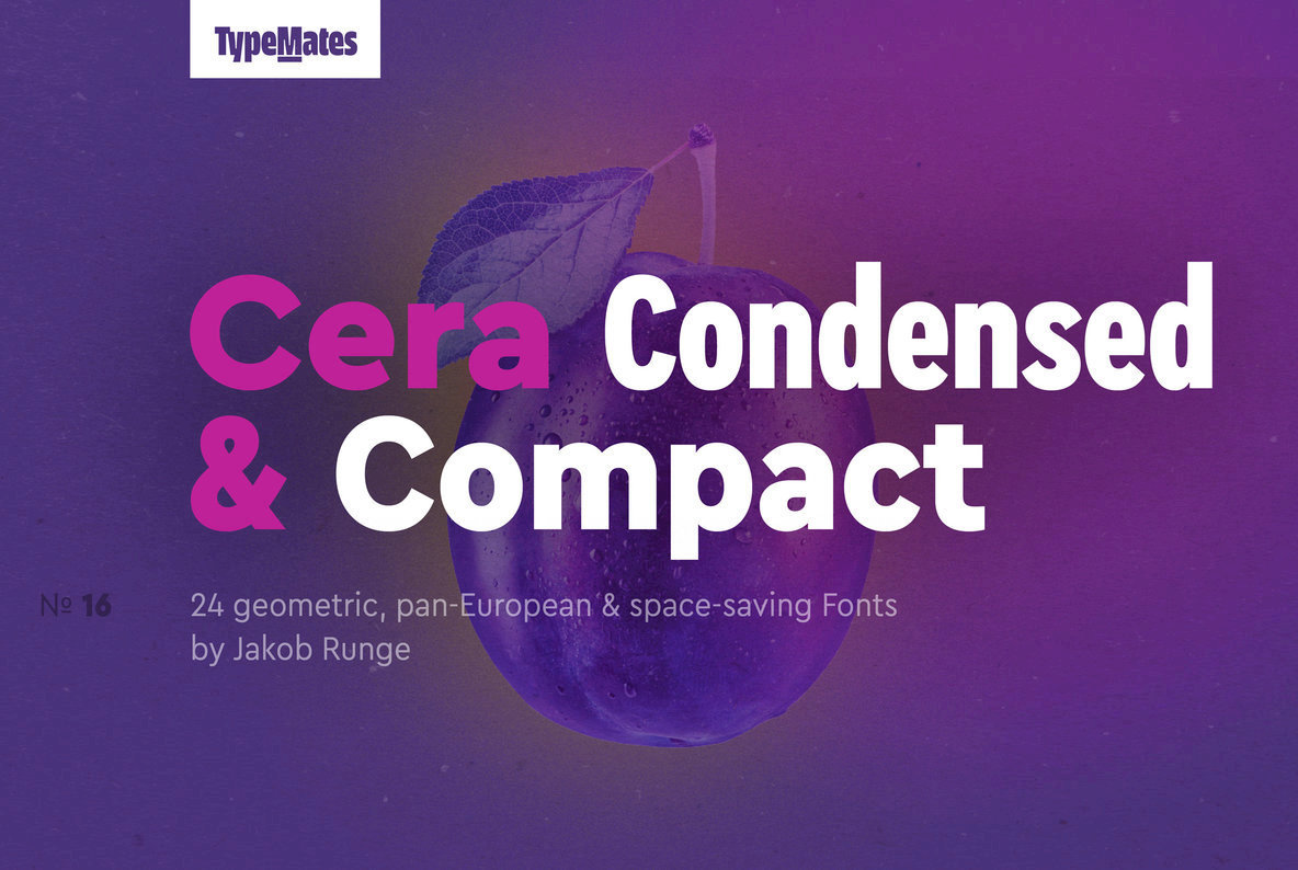 Пример шрифта Cera Condensed Pro #1