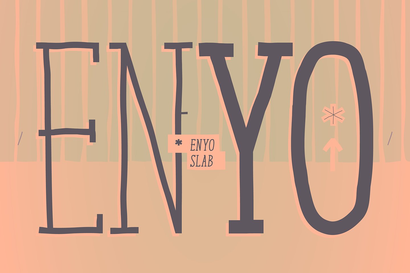 Пример шрифта Enyo Slab #1