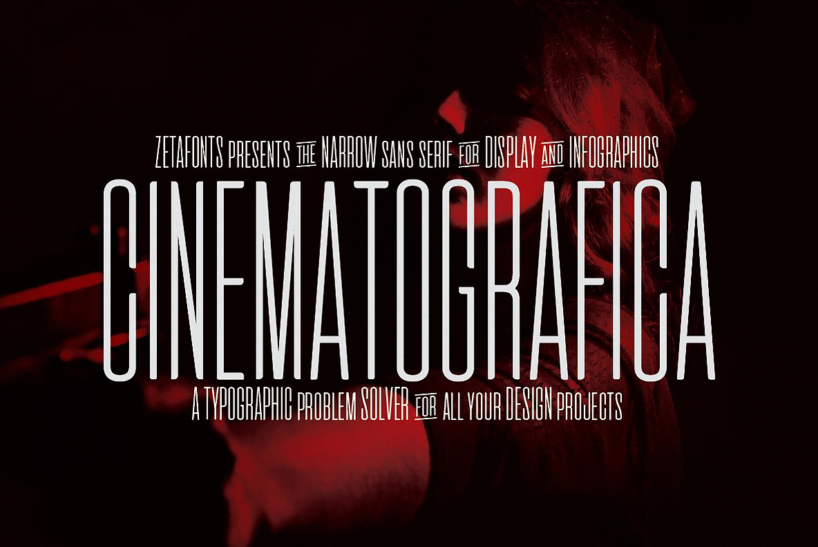 Пример шрифта Cinematografica #1