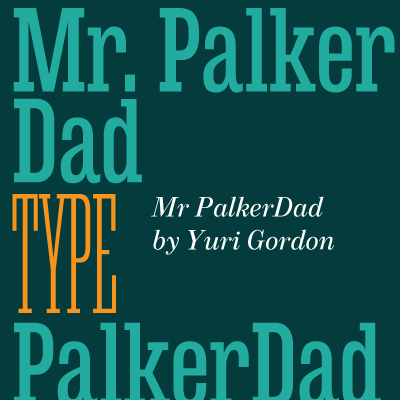 Пример шрифта Mr Palker Dad #1