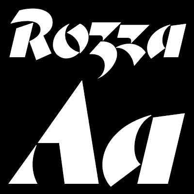Пример шрифта Rozza #2