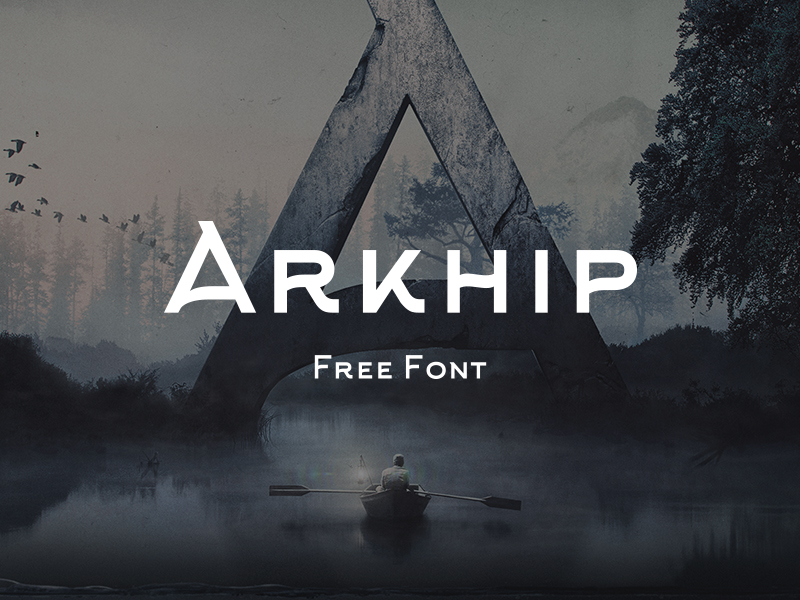 Пример шрифта Arkhip #1