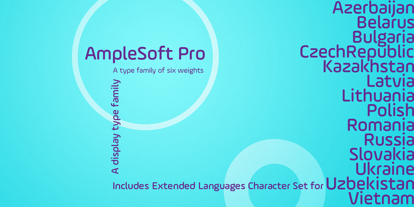 Пример шрифта Ample Soft Pro #2