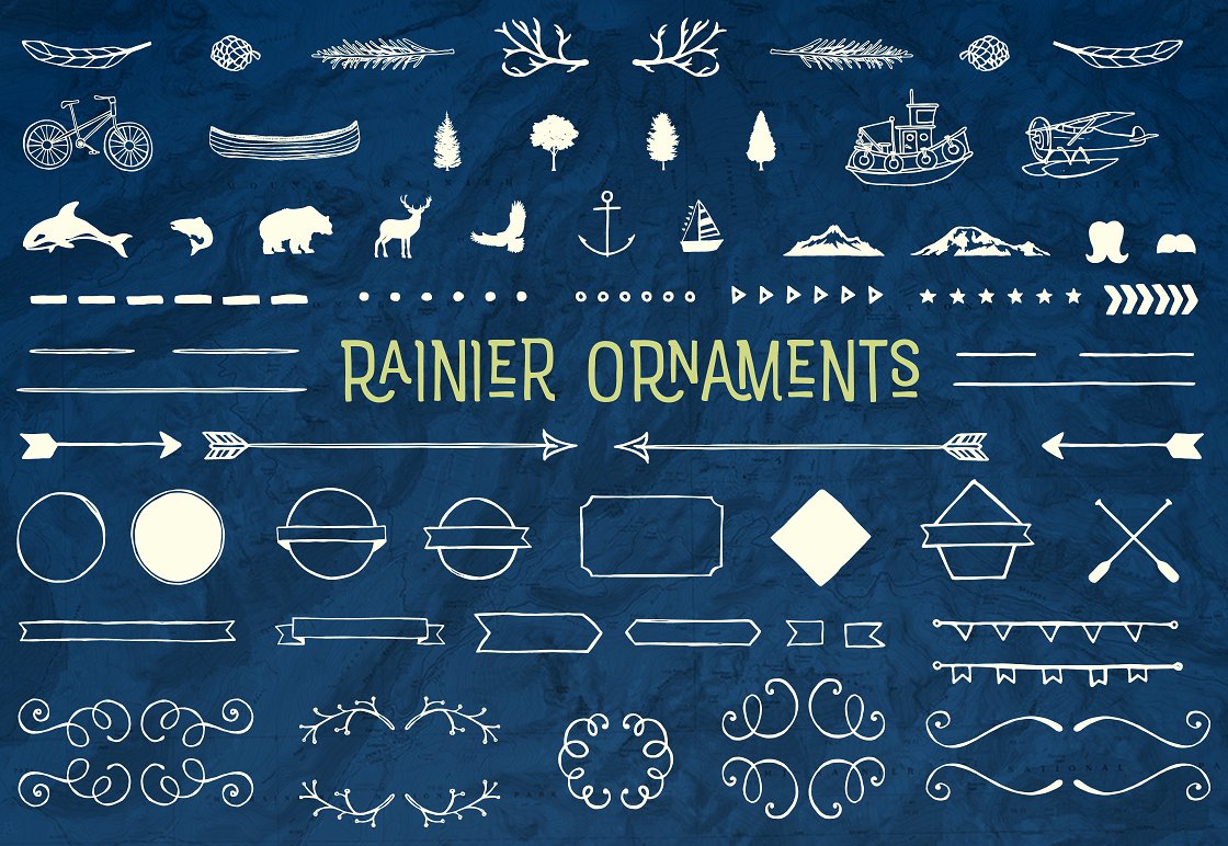 Пример шрифта Rainier #10