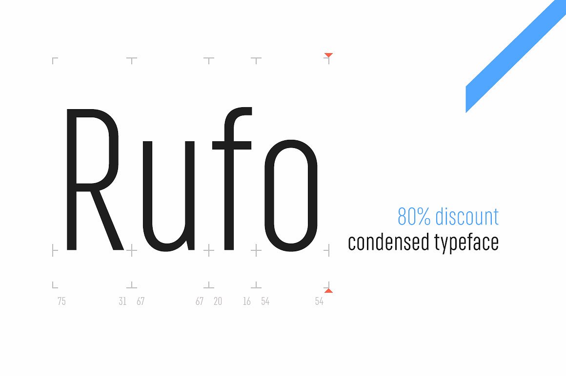 Пример шрифта RF Rufo #1