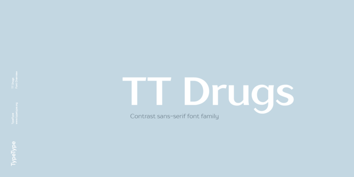 Пример шрифта TT Drugs #1