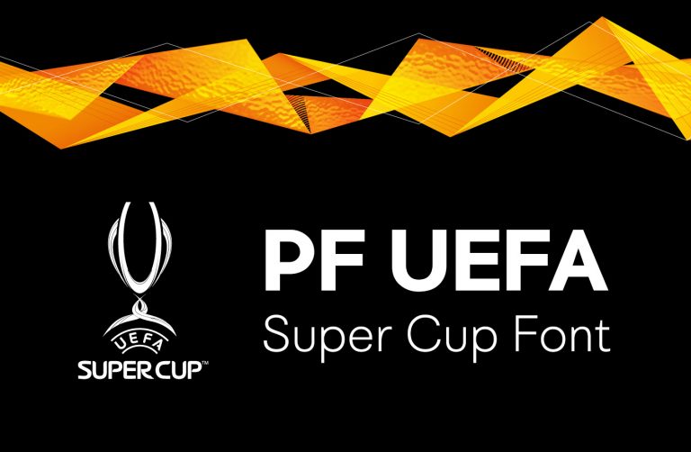 Пример шрифта UEFA Supercup #1