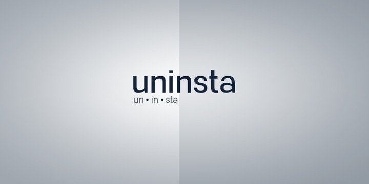 Пример шрифта Uninsta #1