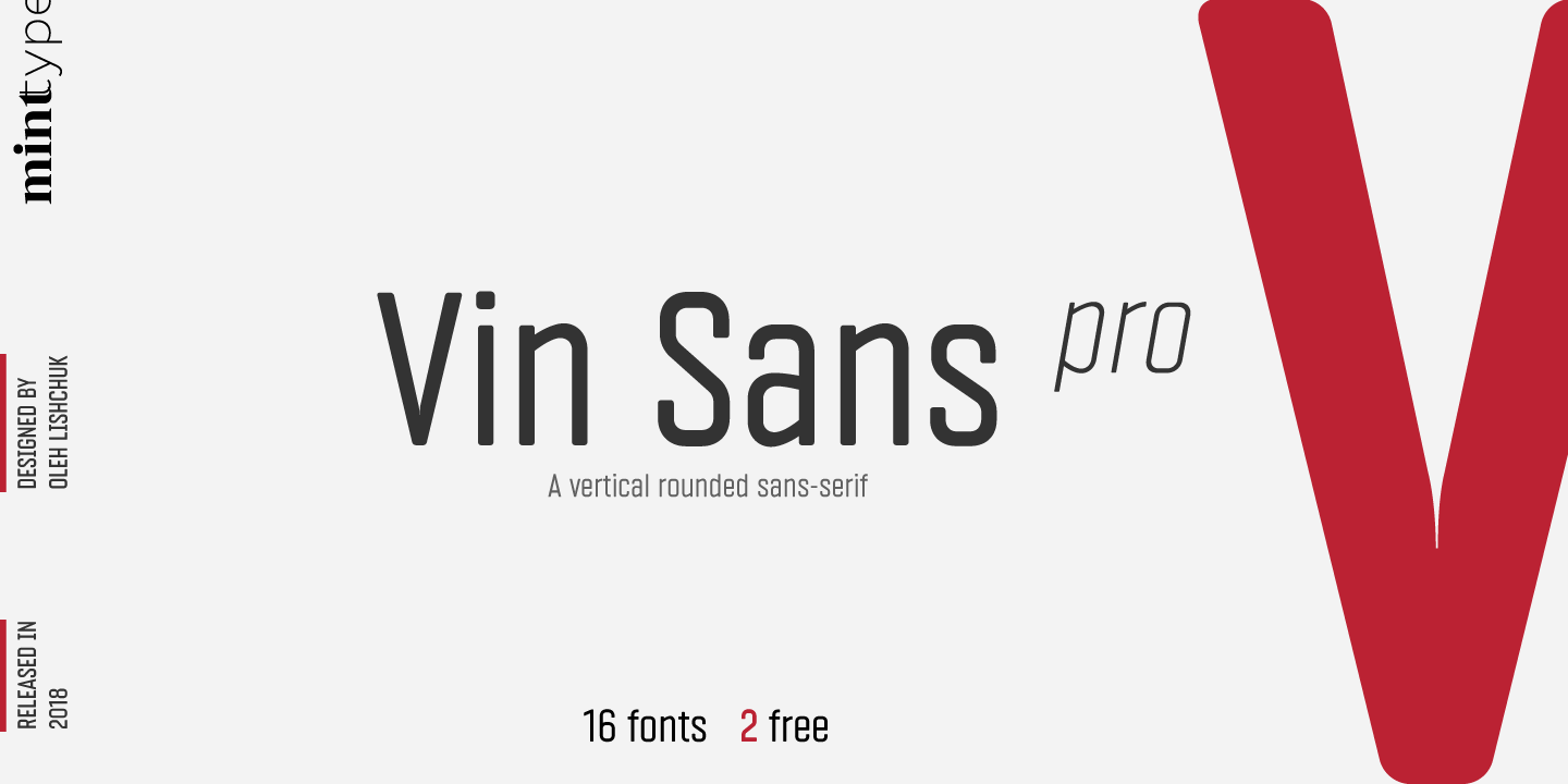 Пример шрифта Vin Sans Pro #1