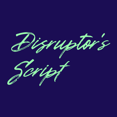 Пример шрифта Disruptors Script #1