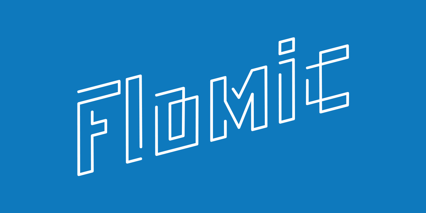 Пример шрифта Flomic #2