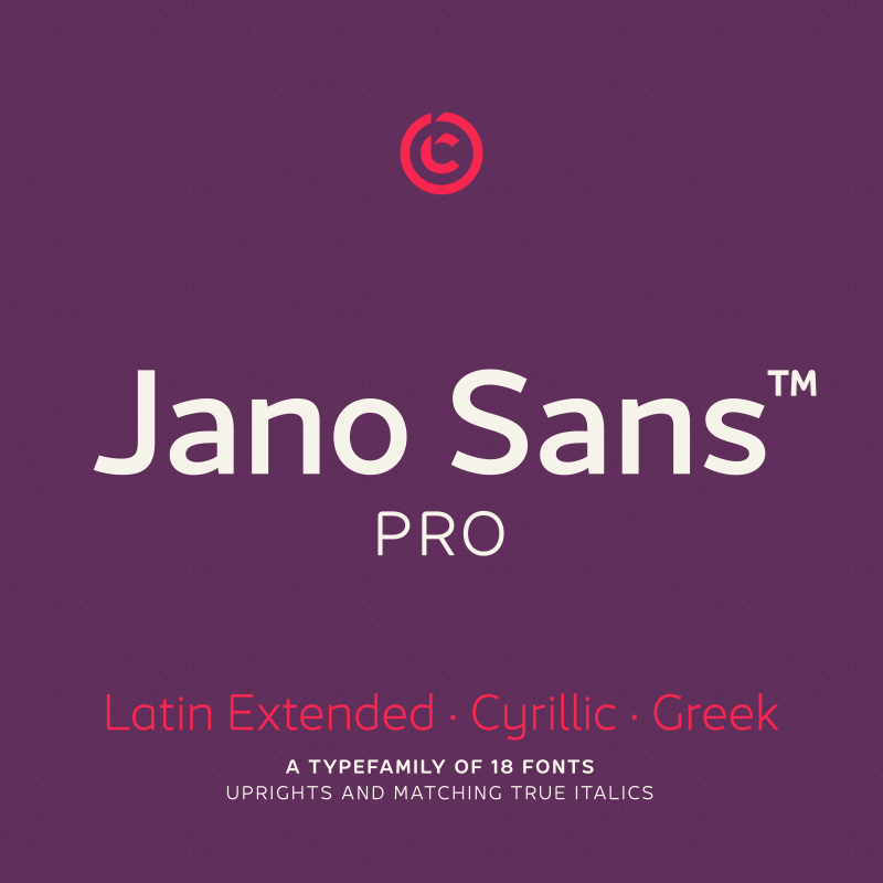 Пример шрифта Jano Sans Pro #1